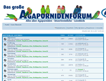 Tablet Screenshot of agapornidenforum.net